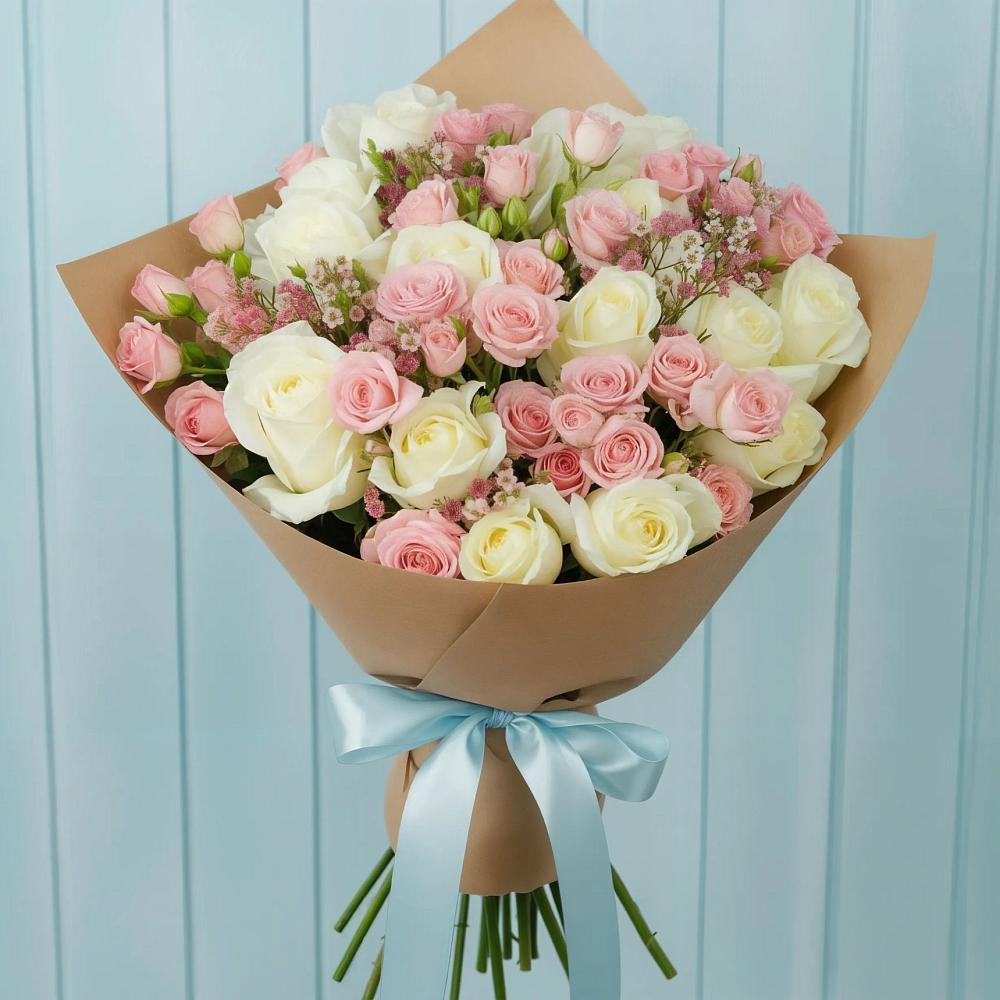 Букет цветов из: Розы в Балахте