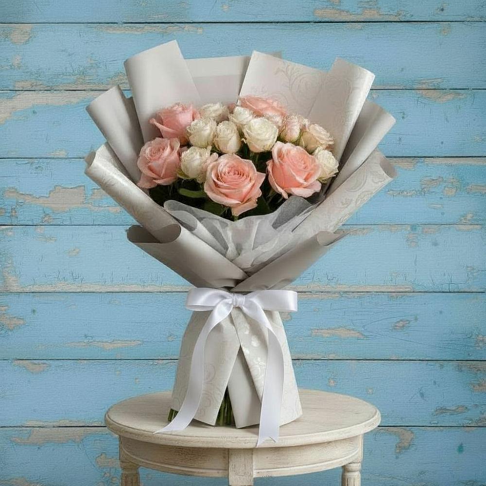 Букет цветов из: Розы в Балахте