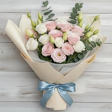 Букет цветов из:  Лизиантусы в Балахте