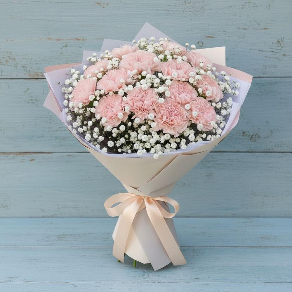 Букет цветов из: Гвоздики в Балахте