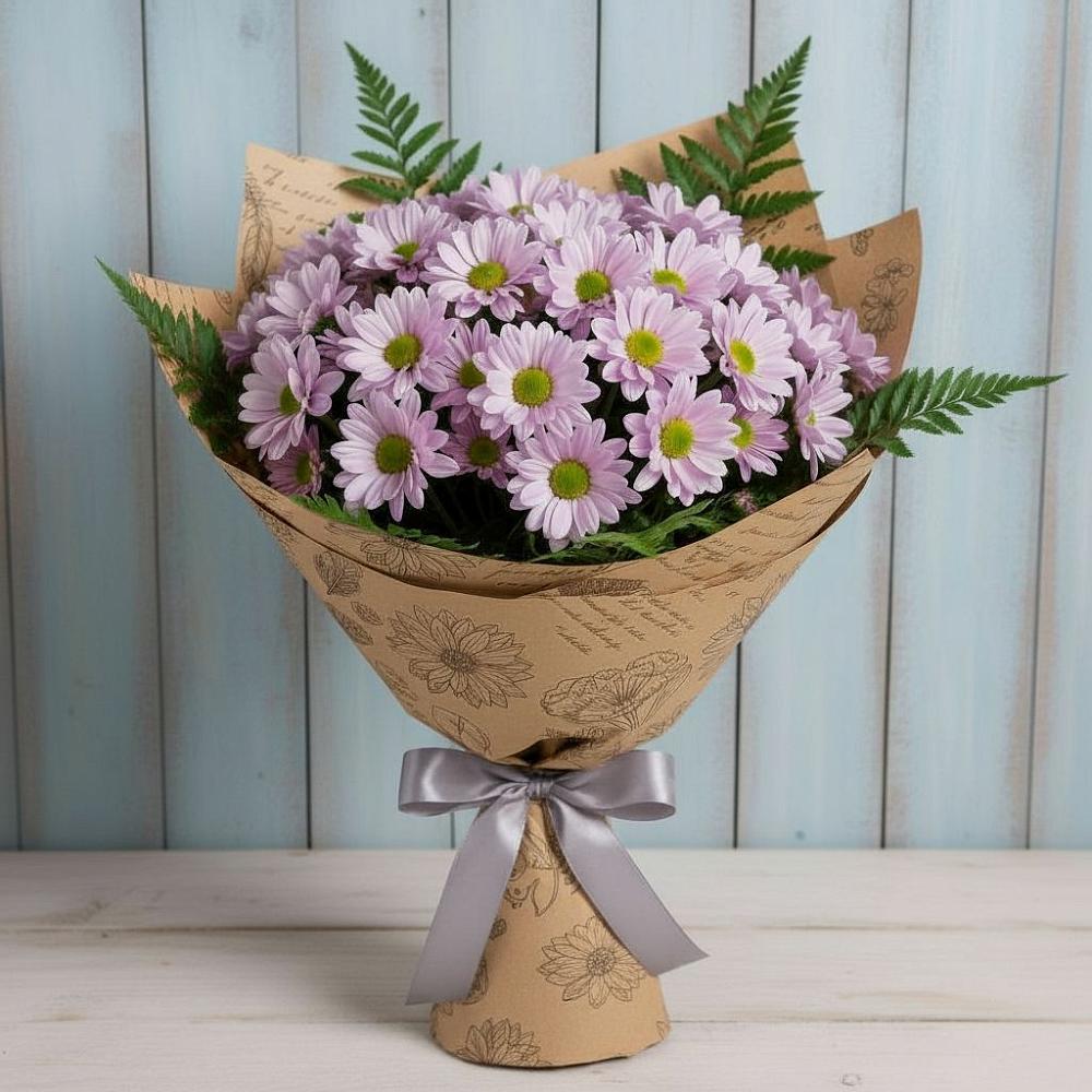 Букет цветов из: Хризантемы в Балахте