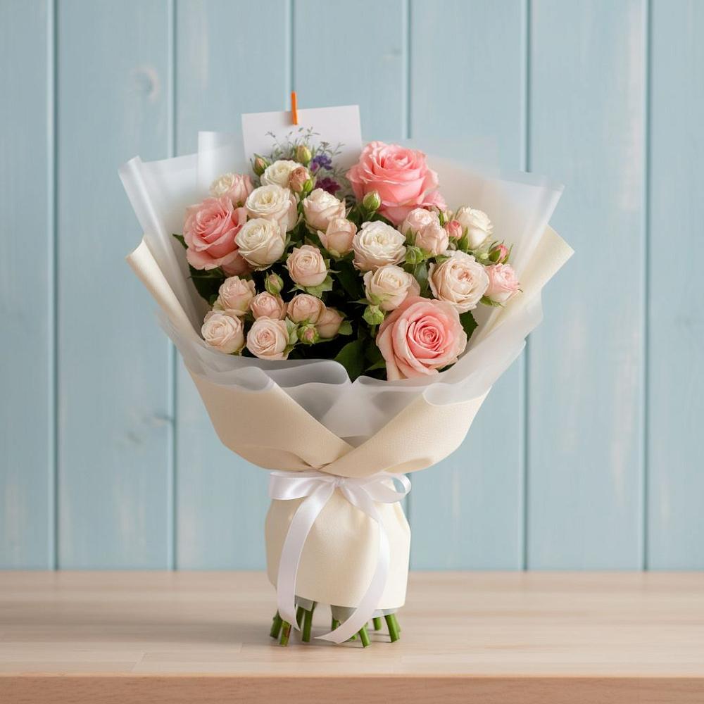 Букет цветов из: Розы в Балахте