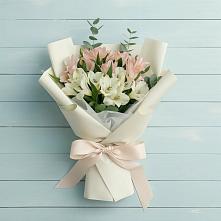 Букет цветов из:  Альстромерии в Балахте