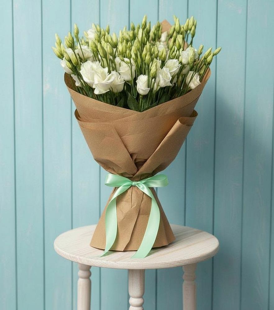 Букет цветов из: Лизиантусы в Балахте