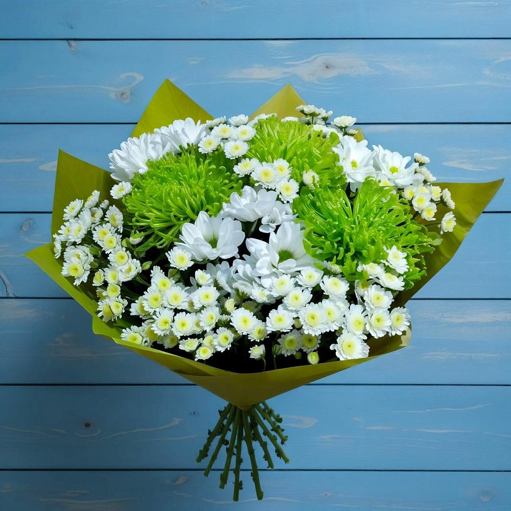 Букет цветов из: Хризантемы в Балахте