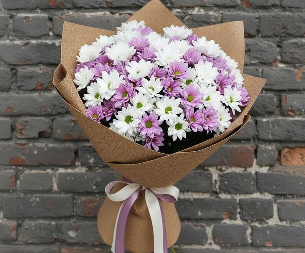 Букет цветов из: Хризантемы в Балахте