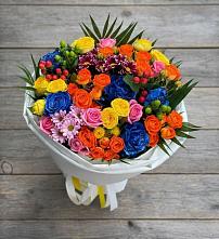 Букет цветов из:  Розы и Хризантемы в Балахте
