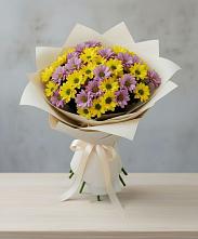 Букет цветов из:  Хризантемы в Балахте