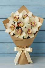 Букет цветов из:  Орхидеи и Розы в Балахте